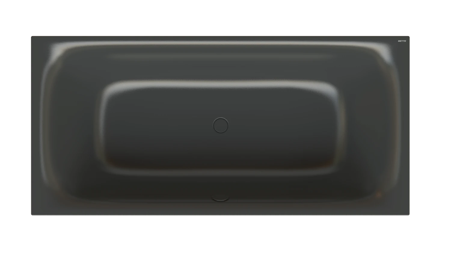 Bette Badewanne „BetteLux“ 190 × 90 cm in Ebony