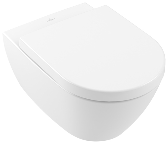 Wand-Tiefspül-WC DirectFlush „Subway 2.0“ 37 × 36,5 × 56 cm in Weiß Alpin, ohne Spülrand