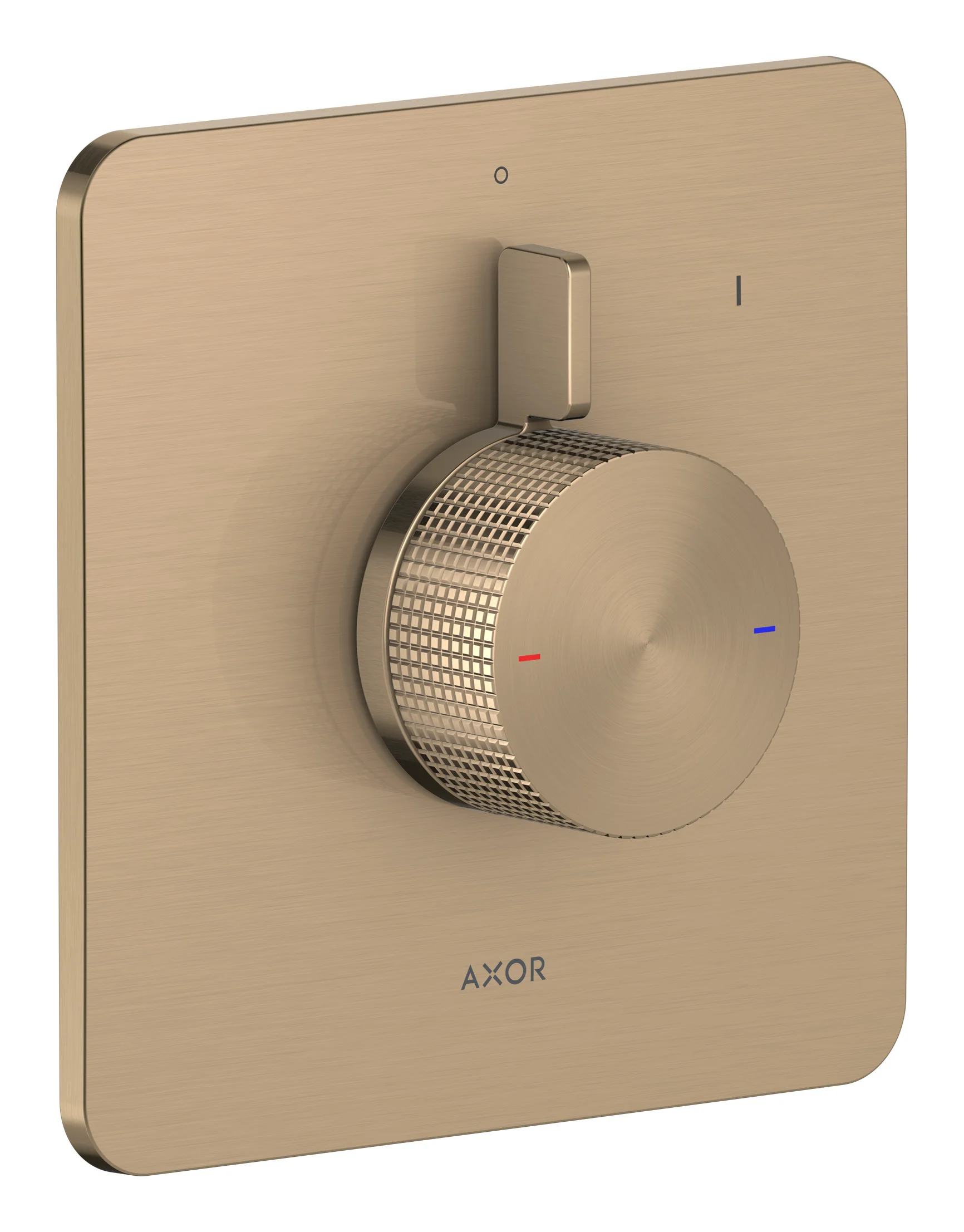Hansgrohe AXOR Citterio C Brausemischer Unterputz Cubic cut BBR Brushed Bronze 1 Verbraucher