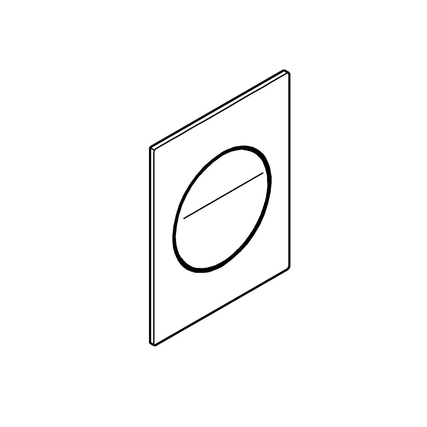 WC-Betätigung Silk Motion Arina 104645, rund, senkrechte Montage, für 2-Mengen-Betätigung, 6 V Lithium-Batterie, Typ CR-P2, chrom WC-Betätigung Silk Motion Arina 104645, rund, senkrechte Montage, für 2-Mengen-Betätigung, 6 V Lithium-Batterie, Typ CR-P2, chrom