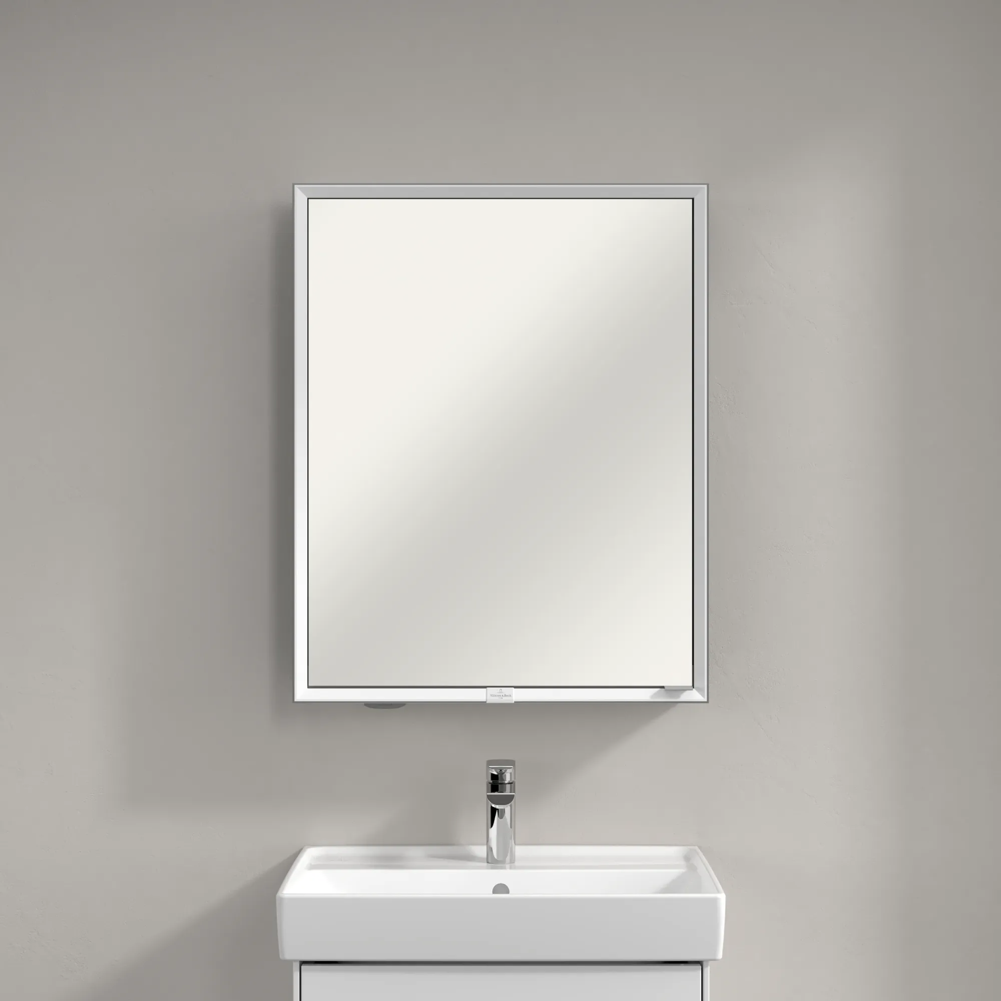 Villeroy & Boch Vorbau-Spiegelschrank „My View Now“ 600 × 750 × 168 mm in White Matt, Anschlag links, links Villeroy & Boch Vorbau-Spiegelschrank „My View Now“ 600 × 750 × 168 mm in White Matt, Anschlag links, links