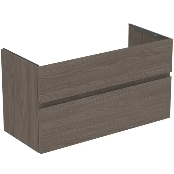 Ideal Standard Möbelwaschtischunterschrank Finesse 1000x440x545mm 2 Auszüge Ulme dunkel Ideal Standard Möbelwaschtischunterschrank Finesse 1000x440x545mm 2 Auszüge Ulme dunkel