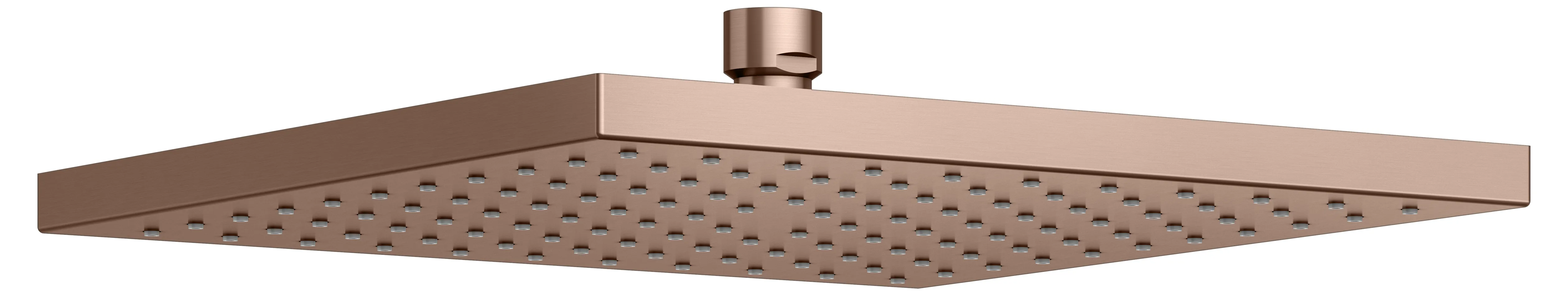 Brausen und Brausezubehör Kopfbrause eckig 250 x 250 mm Rotgold gebürstet Brausen und Brausezubehör Kopfbrause eckig 250 x 250 mm Rotgold gebürstet