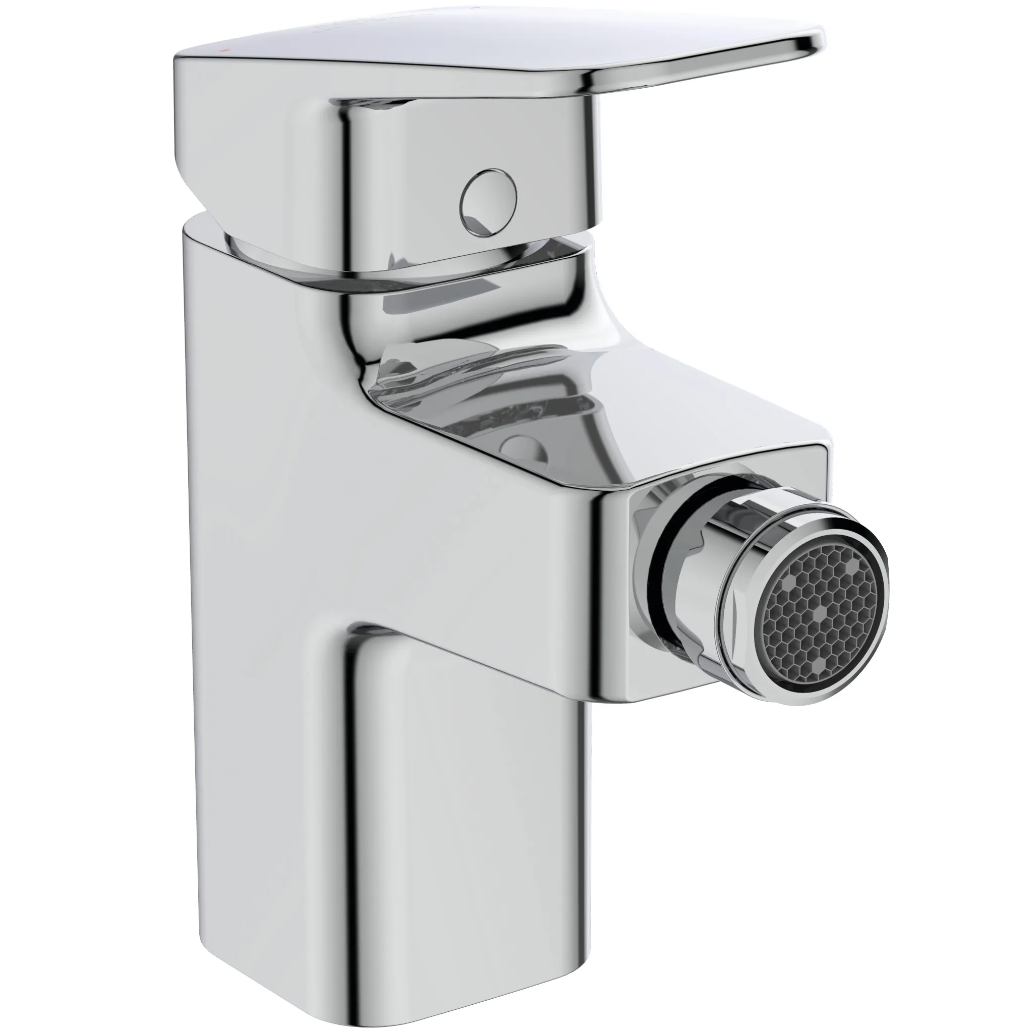 Bidetarmatur Ceraplan mit Ablaufgarnitur Ausladung 94mm Chrom Bidetarmatur Ceraplan mit Ablaufgarnitur Ausladung 94mm Chrom