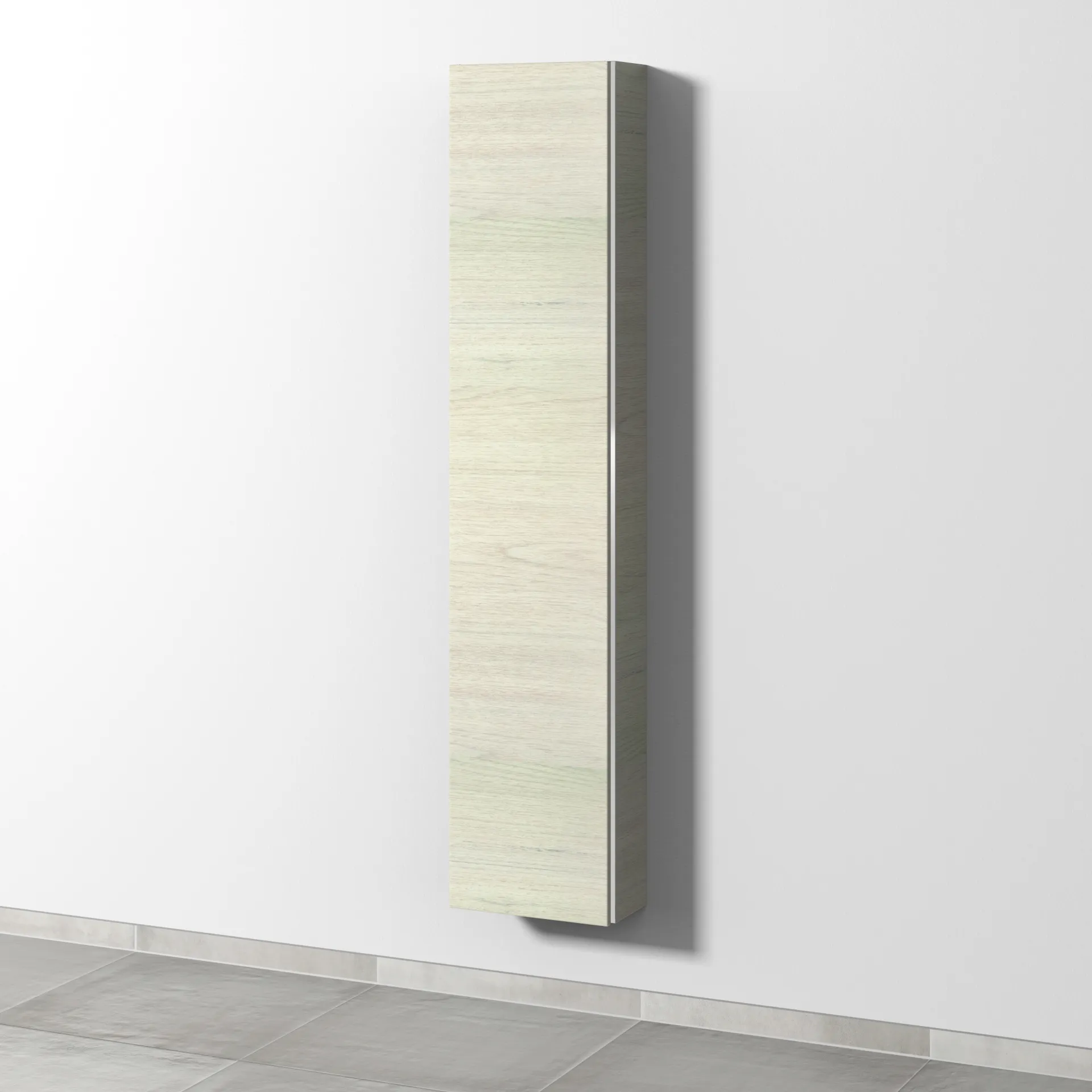 Sanipa Hochschrank „3way“ 350 × 1700 × 197 mm Anschlag links, in White Oak, Anschlag links