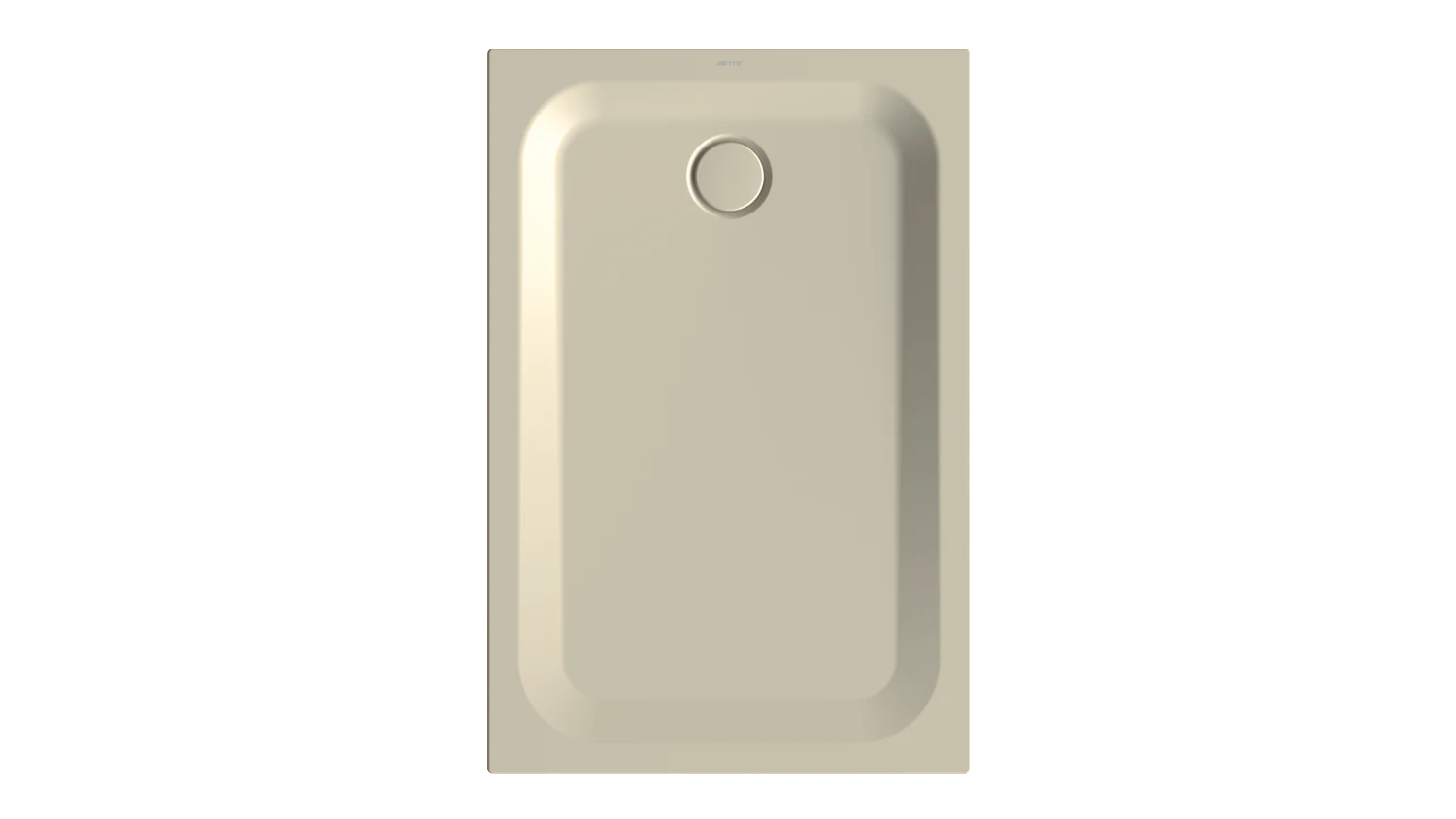Bette rechteck Duschwanne „BetteUltra“ 1200 × 800 mm ohne Oberflächenbeschichtung, ohne Oberflächenveredelung, ohne Wannenträger, in Beige