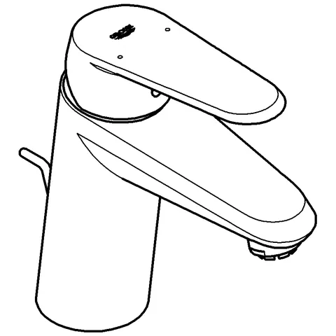 Grohe Eurodisc Cosmopolitan Einhand-Waschtischbatterie S-Size, Einlochmontage, 35 mm Keramikkartusche, chrom Grohe Eurodisc Cosmopolitan Einhand-Waschtischbatterie S-Size, Einlochmontage, 35 mm Keramikkartusche, chrom