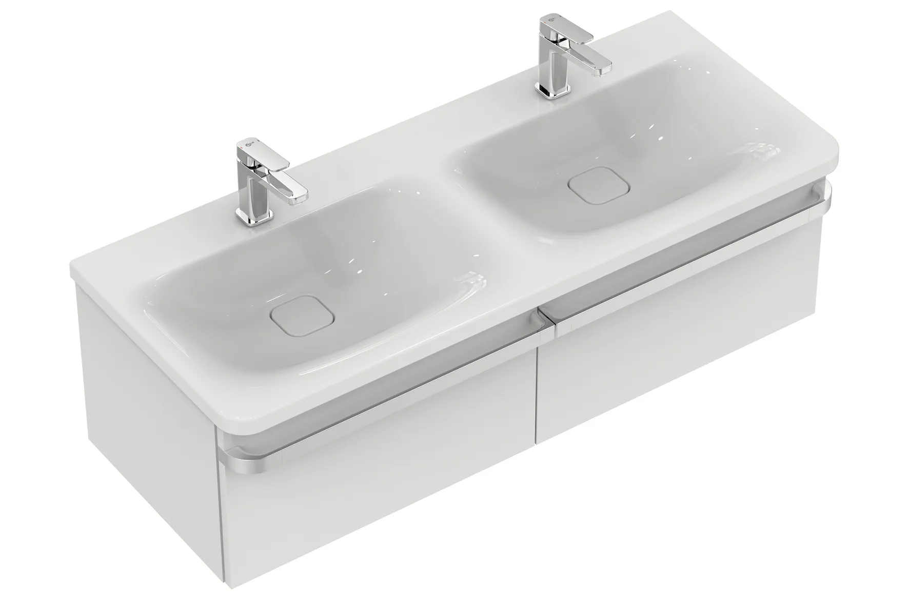 Ideal Standard Front Tonic II Auszugsfront, links, 1200 mm, Hochglanz hellgrau lackiert