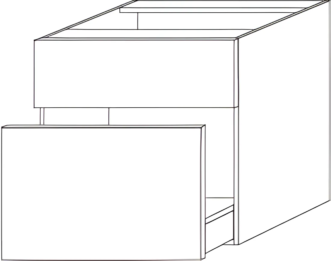 Sanipa Unterschrank „2morrow“ 500 × 510 × 520 mm in Anthrazit (matt)