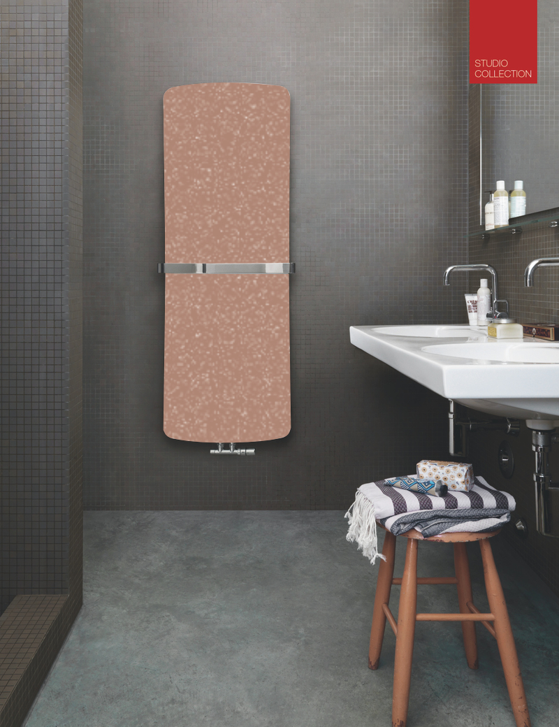 Zehnder Design-Heizkörper „Folio Belt“ für Warmwasser-Zentralheizung mit 50 mm-Mittelanschluss 53 × 115,6 cm in Terracotta Faded Zehnder Design-Heizkörper „Folio Belt“ für Warmwasser-Zentralheizung mit 50 mm-Mittelanschluss 53 × 115,6 cm in Terracotta Faded