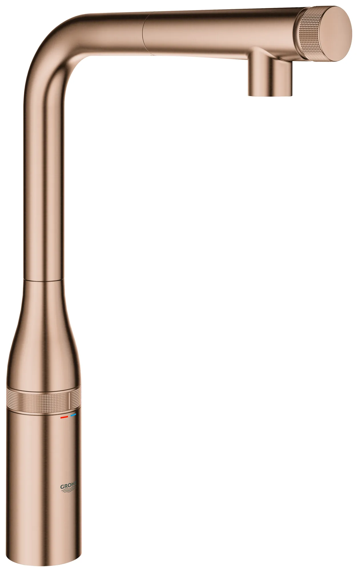 Spültischbatterie Essence SmartControl 31615, Einlochmontage, An/Aus per Knopfdruck, Volumensteuerung durch Drehen, Temperatureinstellung durch Drehen des Mischventils am Armaturenkörper Spültischbatterie Essence SmartControl 31615, Einlochmontage, An/Aus per Knopfdruck, Volumensteuerung durch Drehen, Temperatureinstellung durch Drehen des Mischventils am Armaturenkörper