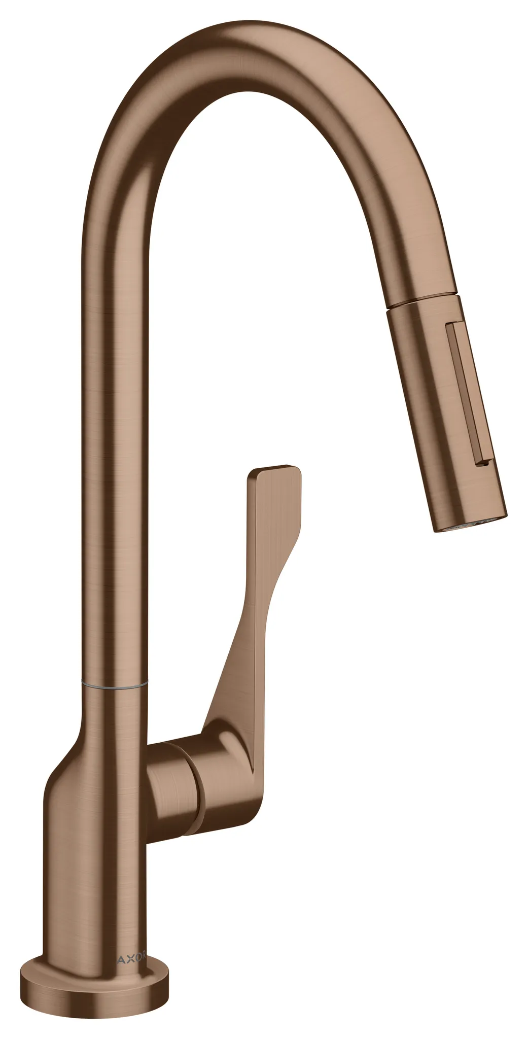 Hansgrohe AXOR Citterio Einhebel-Küchenmischer 250 mit Ausziehbrause, Brushed Red Gold Hansgrohe AXOR Citterio Einhebel-Küchenmischer 250 mit Ausziehbrause, Brushed Red Gold