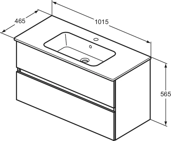 Möbelpaket Eurovit+ mit Waschtisch 101cm Weiß und Unterschrank 100cm 2 Auszüge Hochglanz grau lackiert Möbelpaket Eurovit+ mit Waschtisch 101cm Weiß und Unterschrank 100cm 2 Auszüge Hochglanz grau lackiert