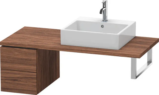 Duravit Unterschrank für Konsole „L-Cube“ 32 × 40 × 54,7 cm Nussbaum Dunkel Duravit Unterschrank für Konsole „L-Cube“ 32 × 40 × 54,7 cm Nussbaum Dunkel