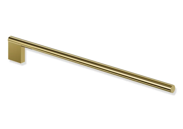 HEWI Handtuchhalter System 900, einarmig, Edelstahl PVD gold glänzend, Länge 445 mm, Haltearm Ø 15 mm