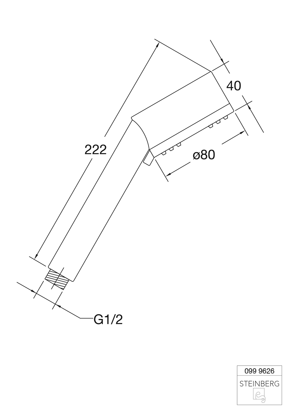 Steinberg Serie 390 Handbrause Steinberg Serie 390 Handbrause