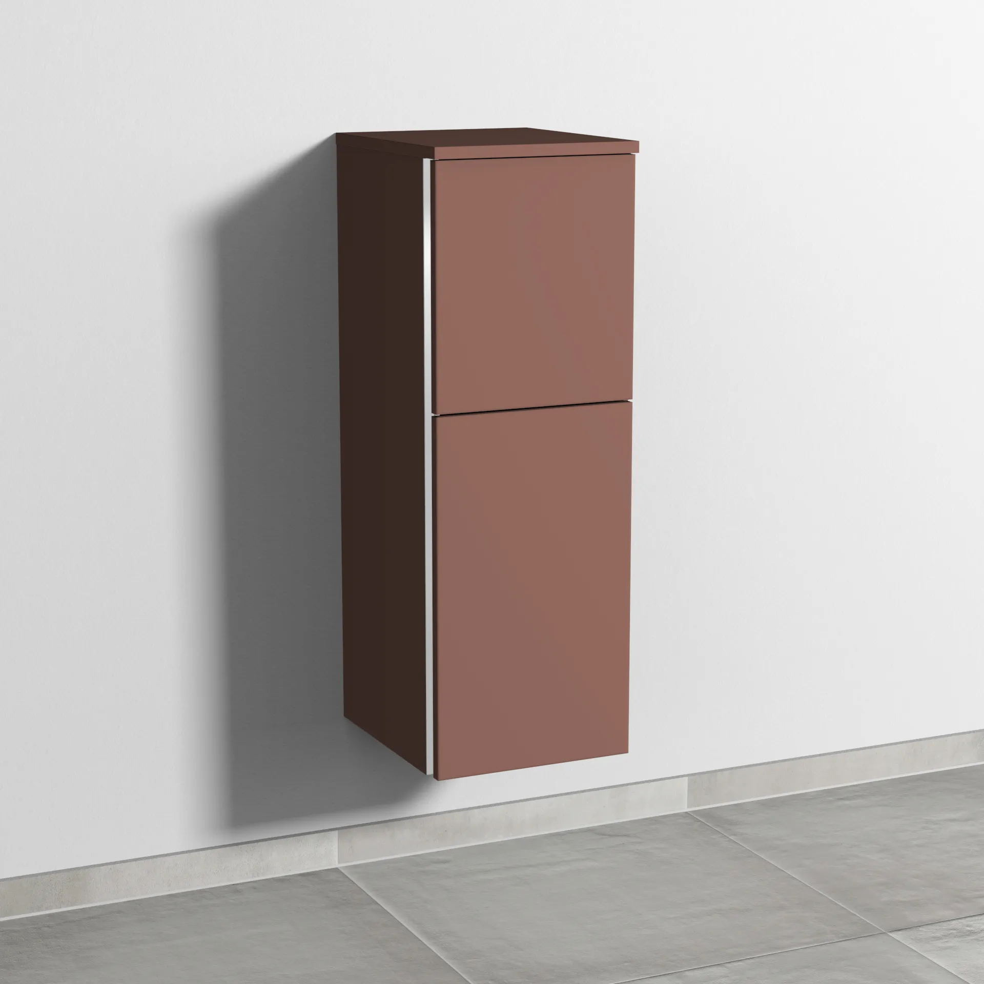 Sanipa Mittelschrank „3way“ 300 × 850 × 345 mm Anschlag rechts, in Wine-Red, Anschlag rechts