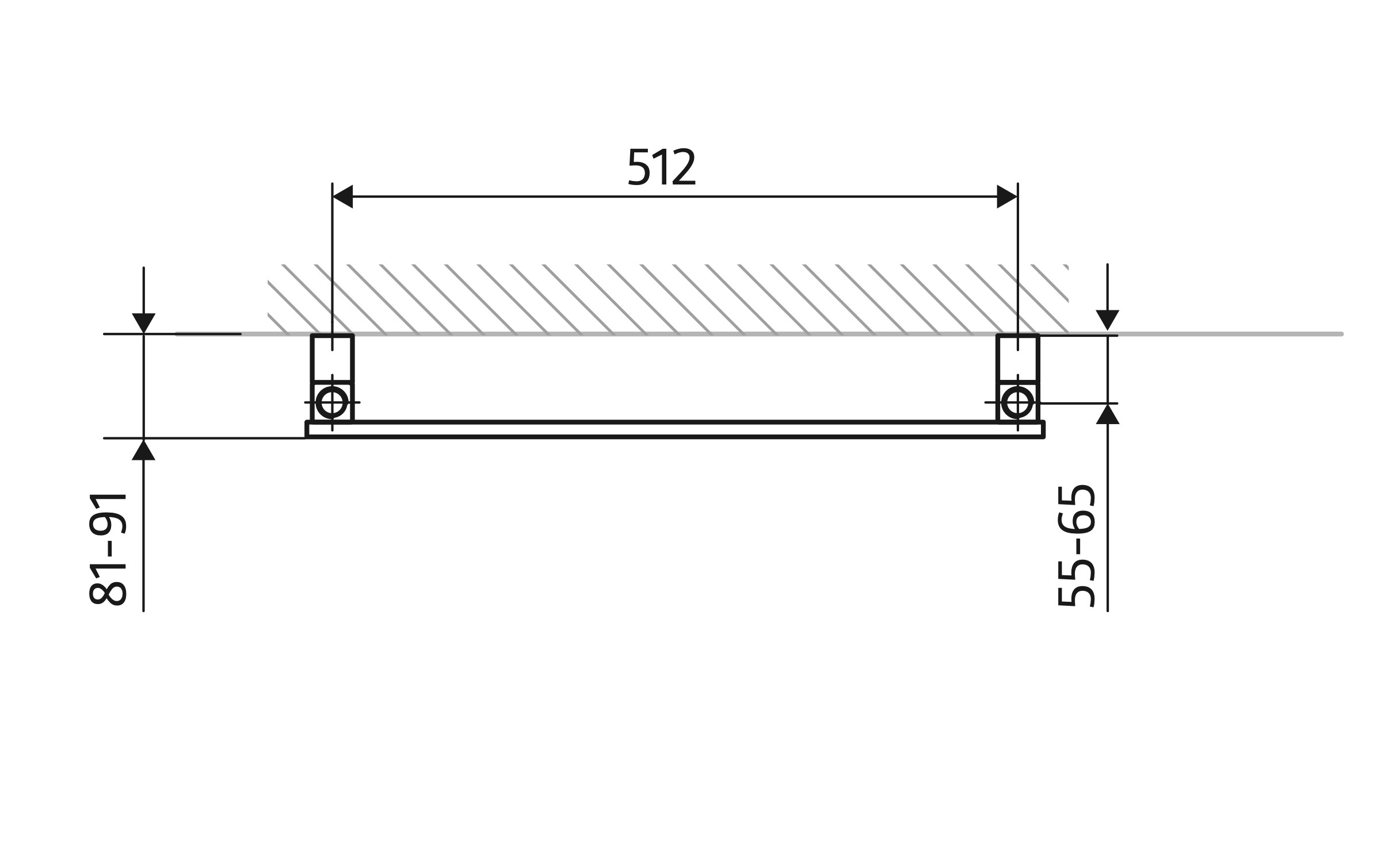 HSK Design-Heizkörper „Lavida“ 55 × 152 cm in Perl-Grau HSK Design-Heizkörper „Lavida“ 55 × 152 cm in Perl-Grau