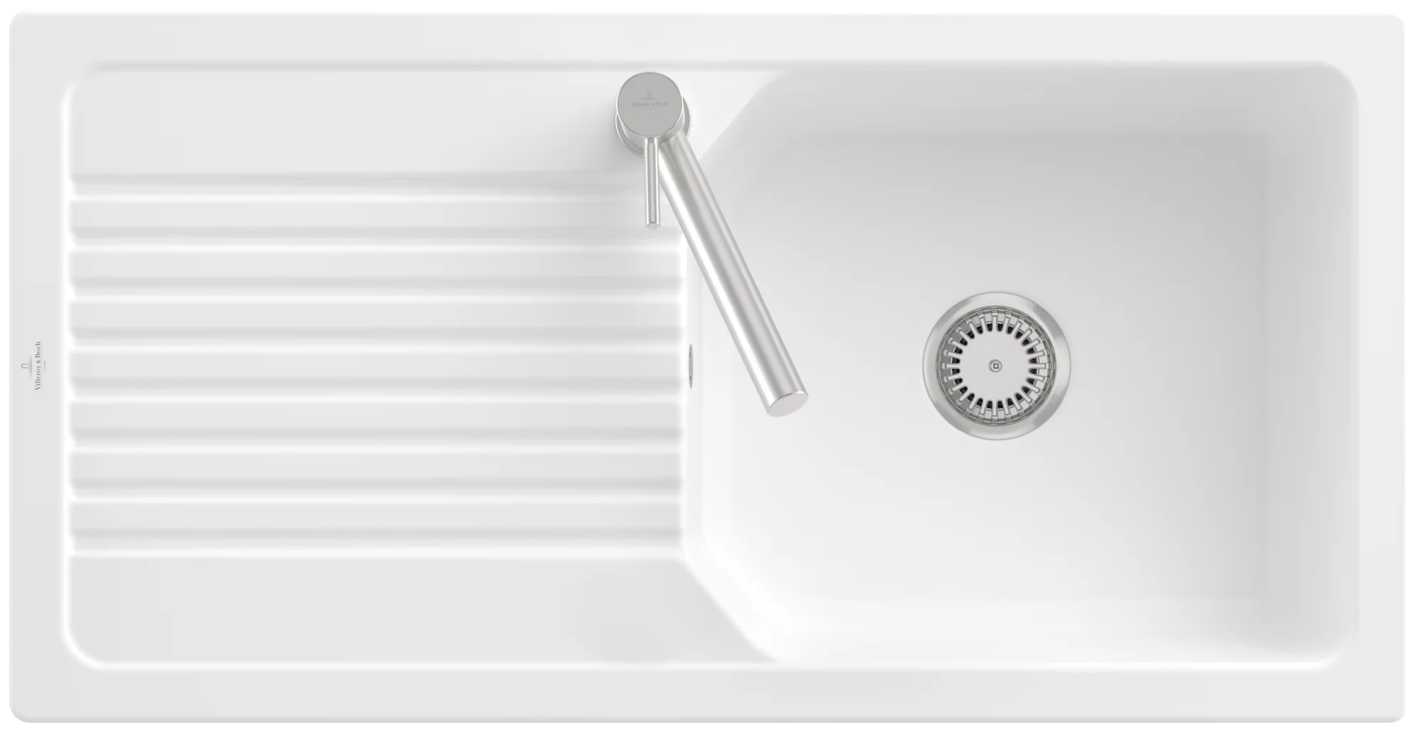 Villeroy & Boch Linara 60 Einbauspüle, Stone White CeramicPlus, 1000x510mm