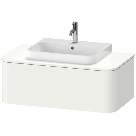Duravit Waschtischunterschrank wandhängend „Happy D.2 Plus“ 100 × 35,4 × 55 cm Becken: mittig / Beleuchtung: ohne / Front- & Korpusfarbe: Weiß Seidenmatt / Größe: 100 × 55 × 35,4 cm / Oberfläche: Lack / Schubladen: 1 Duravit Waschtischunterschrank wandhängend „Happy D.2 Plus“ 100 × 35,4 × 55 cm Becken: mittig / Beleuchtung: ohne / Front- & Korpusfarbe: Weiß Seidenmatt / Größe: 100 × 55 × 35,4 cm / Oberfläche: Lack / Schubladen: 1