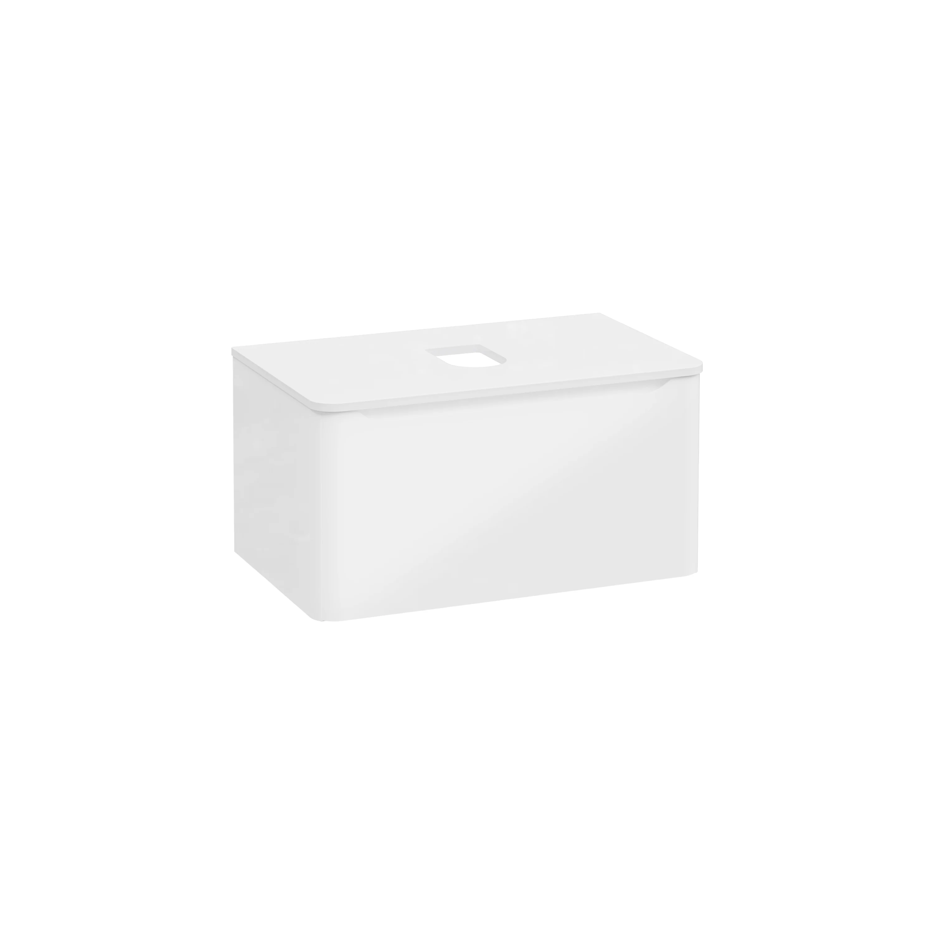 New Integra Round Waschtischunterschrank für Aufsatzwaschtisch mit 1 Vollauszug 80 x 52 x 42 cm (BxTxH) Weiß Hochglanz New Integra Round Waschtischunterschrank für Aufsatzwaschtisch mit 1 Vollauszug 80 x 52 x 42 cm (BxTxH) Weiß Hochglanz