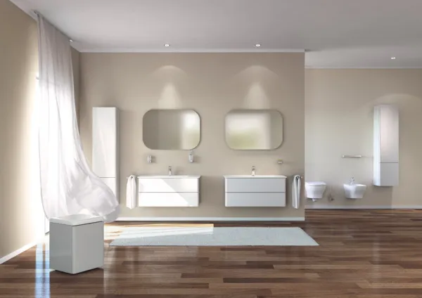 Ideal Standard WC-Sitz Softmood, weiß, Wrapover, Softclose, Maße: 370 x 450 x 55 mm