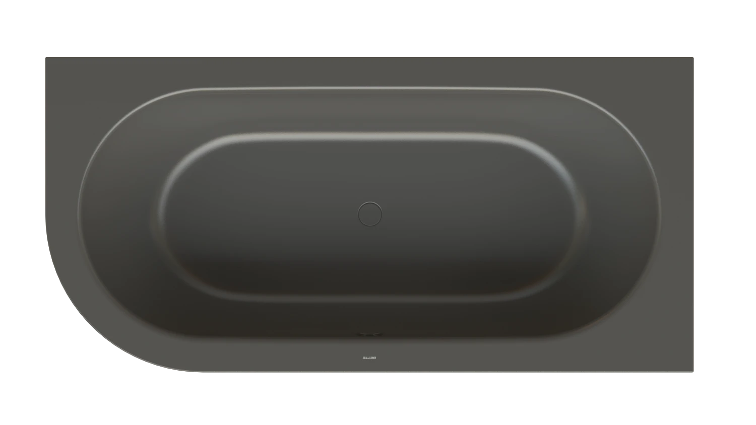 Bette rechteck Badewanne „BetteStarlet V Silhouette“ 195 × 95 cm in Anthracite