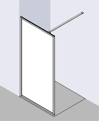 Kermi Duschdesign Walk-In-Duschkabine „WALK-IN XD“ BV: 1590 - 1610 mm WE: 1590 - 1610 mm H: 2000 mm Kermi Duschdesign Walk-In-Duschkabine „WALK-IN XD“ BV: 1590 - 1610 mm WE: 1590 - 1610 mm H: 2000 mm