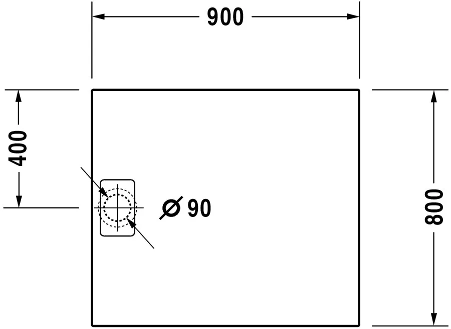 Duravit rechteck Duschwanne „Stonetto“ 90 × 80 cm in Anthrazit Matt Duravit rechteck Duschwanne „Stonetto“ 90 × 80 cm in Anthrazit Matt