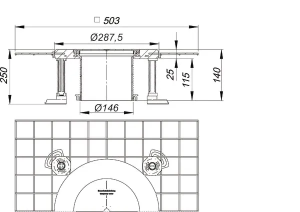 Aufstockelement CeraDrain Vario Aufstockelement CeraDrain Vario