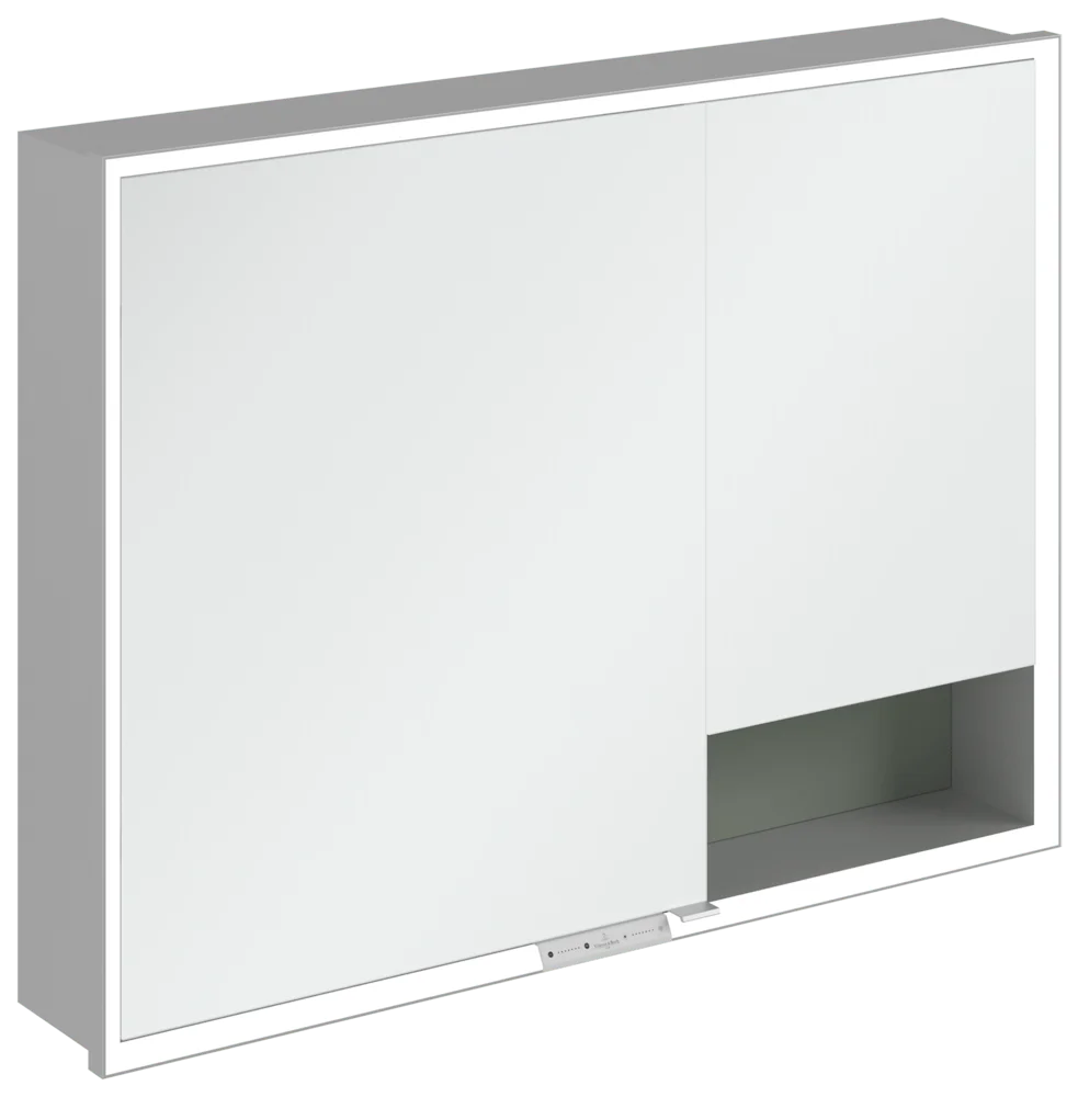 Villeroy & Boch Einbau-Spiegelschrank My View+ A48210, 1000 x 750 x 167 mm, Soft Green Villeroy & Boch Einbau-Spiegelschrank My View+ A48210, 1000 x 750 x 167 mm, Soft Green