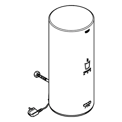 Boiler Red 40831_1, Größe L, Hochdruckboiler für kochendes und warmes Wasser, 5,5 Liter kochendes Wasser, 7 Liter Gesamtkapazität Boiler Red 40831_1, Größe L, Hochdruckboiler für kochendes und warmes Wasser, 5,5 Liter kochendes Wasser, 7 Liter Gesamtkapazität