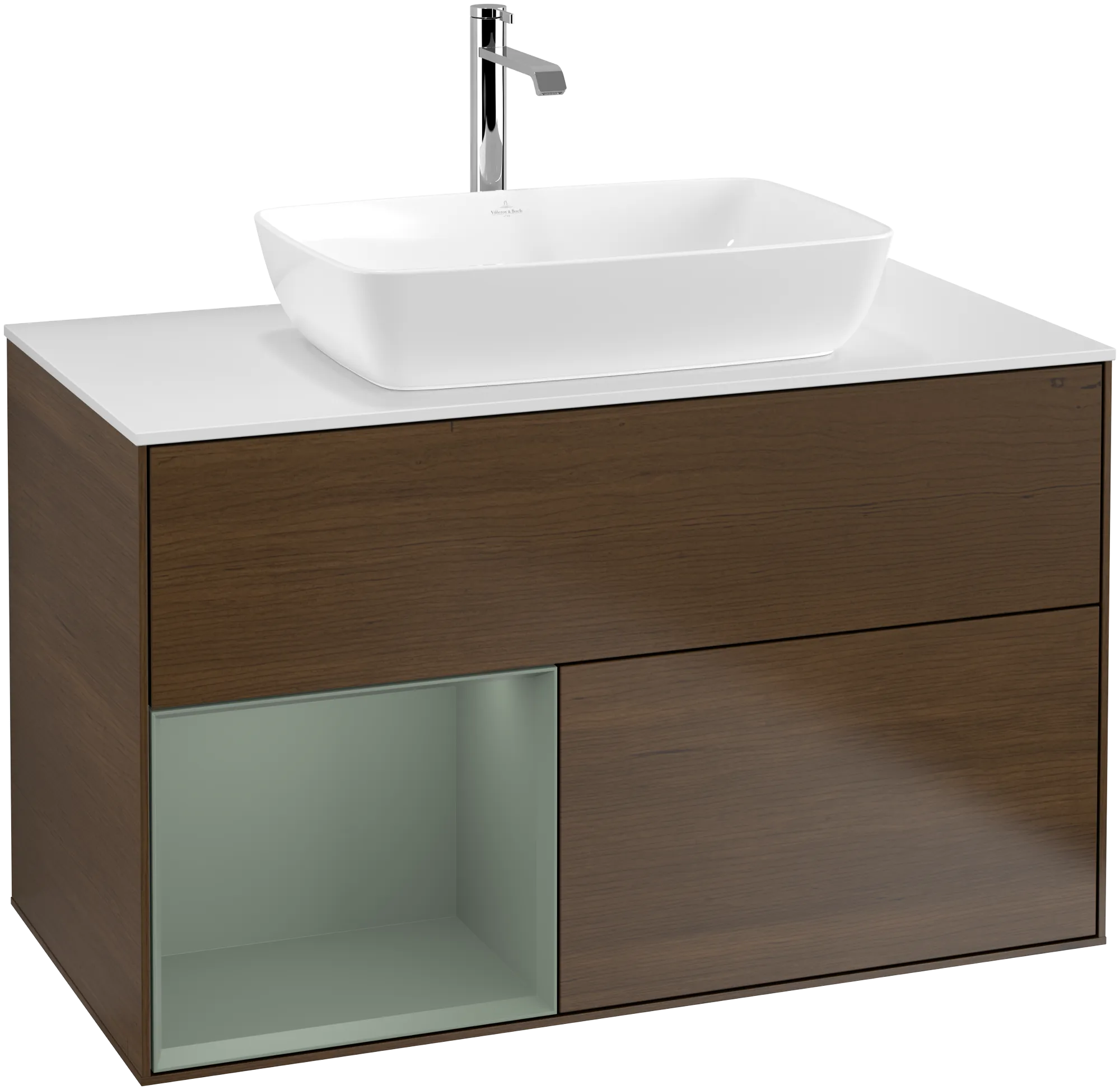 Villeroy & Boch Finion Waschbeckenunterschrank G77 1000x603x501mm mit Beleuchtung