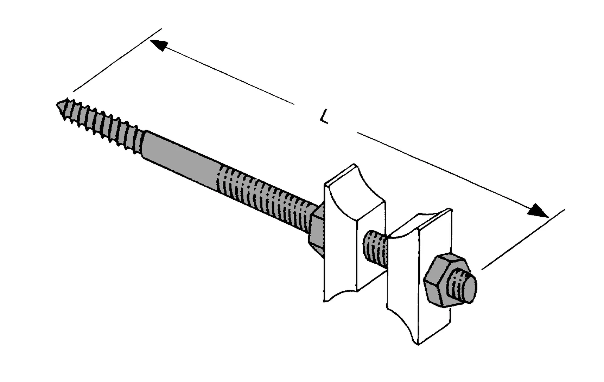 Zubehör Halter TKK zum Anschrauben Kunststoff weiß/verzinkt Zubehör Halter TKK zum Anschrauben Kunststoff weiß/verzinkt