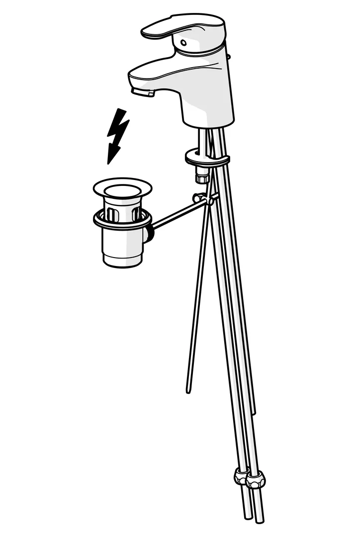 HansaMIX Waschtischarmatur Hansamix neu Einhebelmischer Kupferrohr Chrom HansaMIX Waschtischarmatur Hansamix neu Einhebelmischer Kupferrohr Chrom