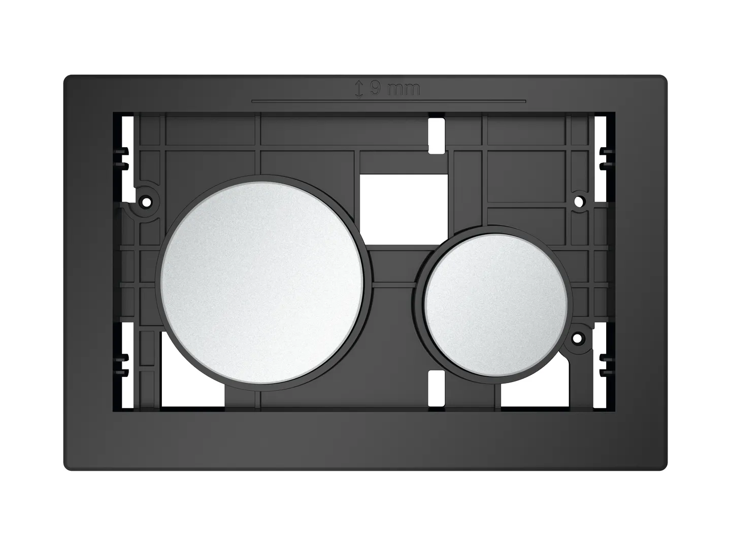 loop Betätigungseinheit für WC-Bet., Tasten Chrom matt loop Betätigungseinheit für WC-Bet., Tasten Chrom matt