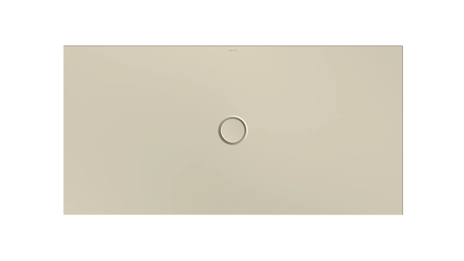 Bette rechteck Duschwanne „BetteFloor“ 1600 × 800 mm mit BetteAntirutsch Pro, ohne Oberflächenveredelung, ohne Wannenträger, in Beige