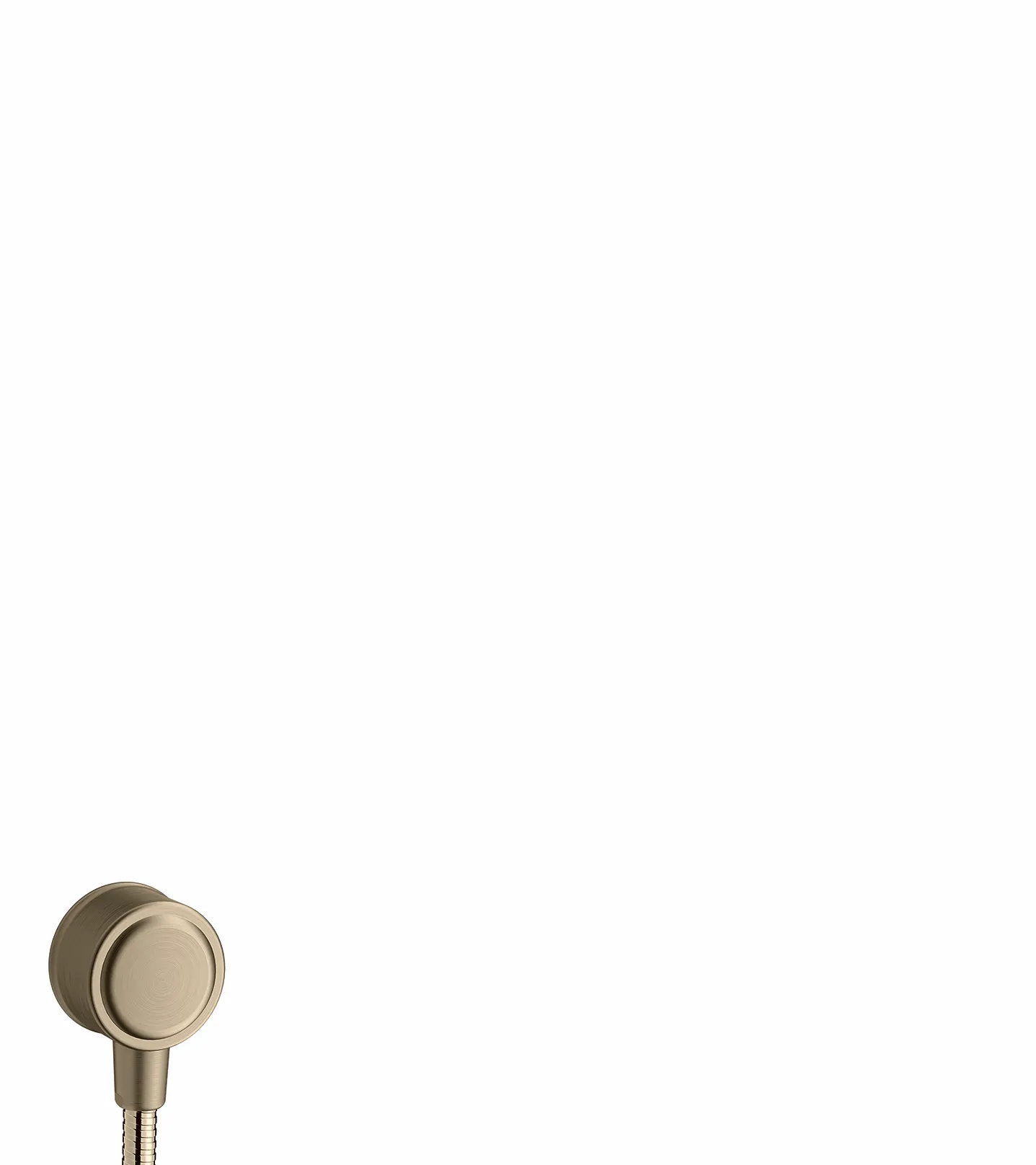 Schlauchanschluss Axor Montreux Fixfit DN15 mit RV brushed nickel Schlauchanschluss Axor Montreux Fixfit DN15 mit RV brushed nickel