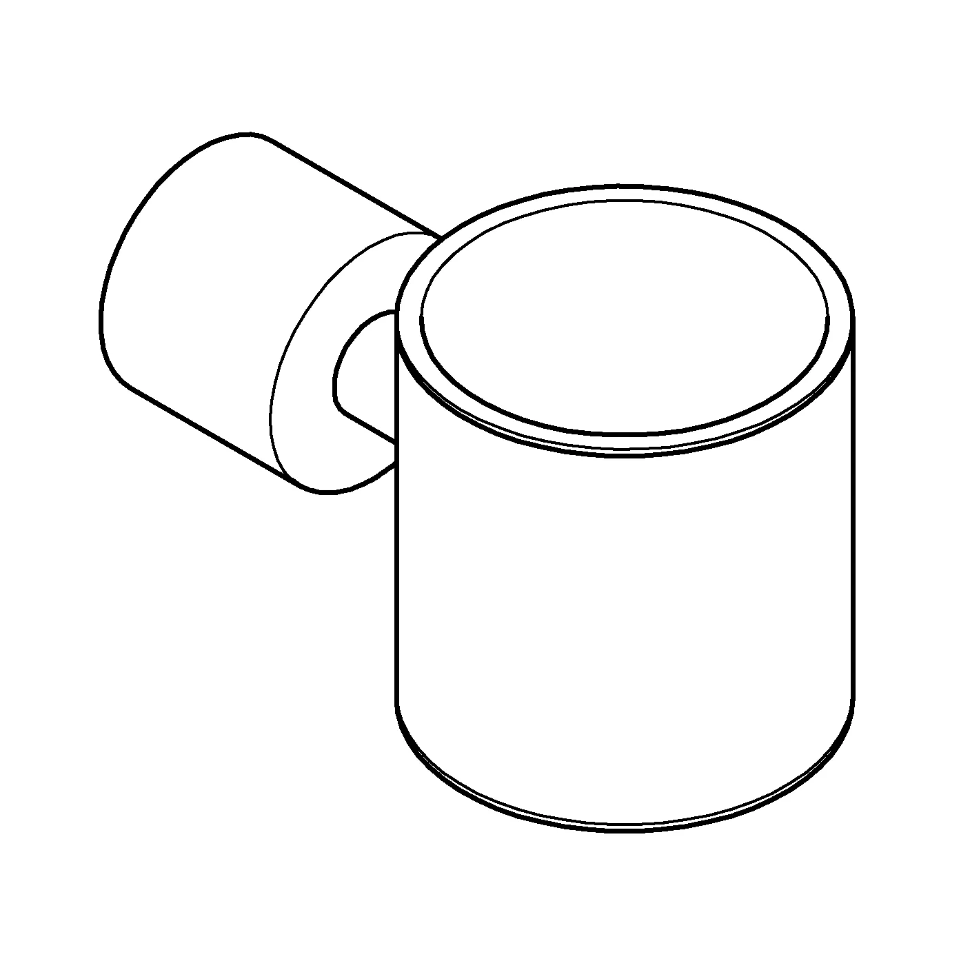 Grohe Atrio Halter für Glas 40884 oder Seifenspender 40886, cool sunrise Grohe Atrio Halter für Glas 40884 oder Seifenspender 40886, cool sunrise