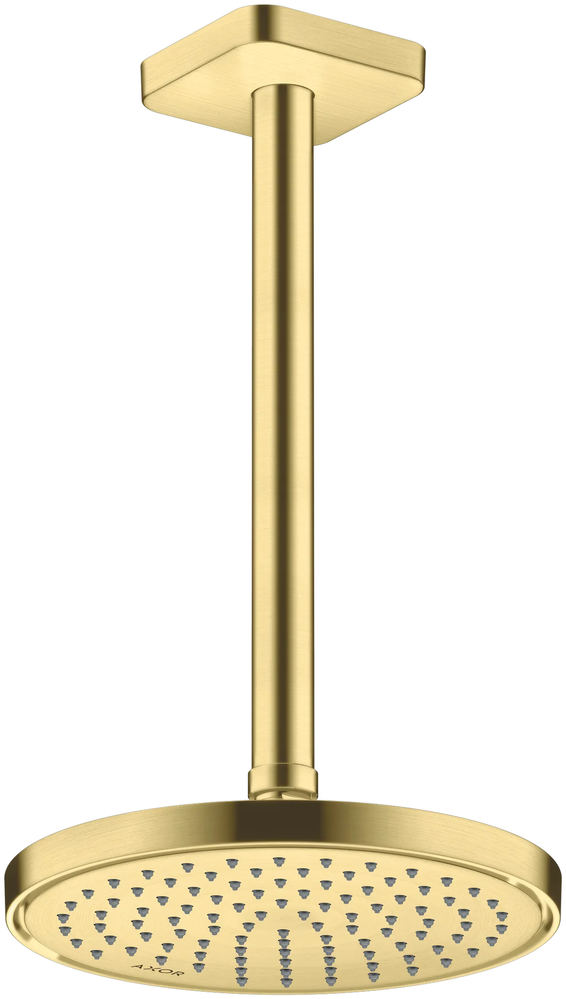 Hansgrohe AXOR ShowerSolutions Deckenanschluss 300 mm softsquare, Brushed Brass Hansgrohe AXOR ShowerSolutions Deckenanschluss 300 mm softsquare, Brushed Brass