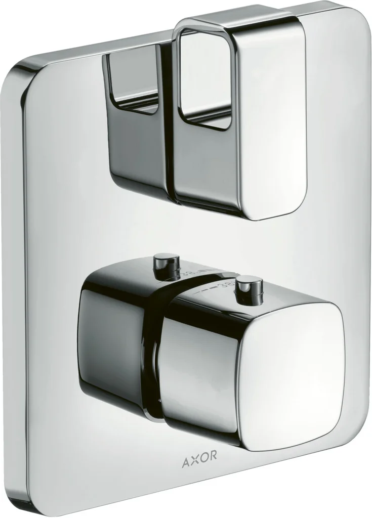 Hansgrohe AXOR Urquiola Thermostat Unterputz-Set mit Ab-/Umstellventil, Chrom, 2 Verbraucher, max. Durchfluss 29 l/min bei 3 bar, min./max. Betriebsdruck 1/10 bar, einstellbare Temperaturbegrenzung, Rückflussverhinderer, Schalldämpfer, Anschlussart Grund Hansgrohe AXOR Urquiola Thermostat Unterputz-Set mit Ab-/Umstellventil, Chrom, 2 Verbraucher, max. Durchfluss 29 l/min bei 3 bar, min./max. Betriebsdruck 1/10 bar, einstellbare Temperaturbegrenzung, Rückflussverhinderer, Schalldämpfer, Anschlussart Grund
