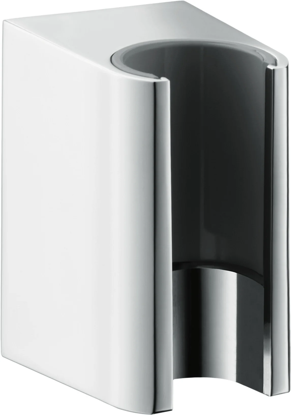 Hansgrohe AXOR One Brausenhalter Chrom, fest, für Schläuche mit zylindrischen Muttern, Metall, 60 x 36 x 51 mm