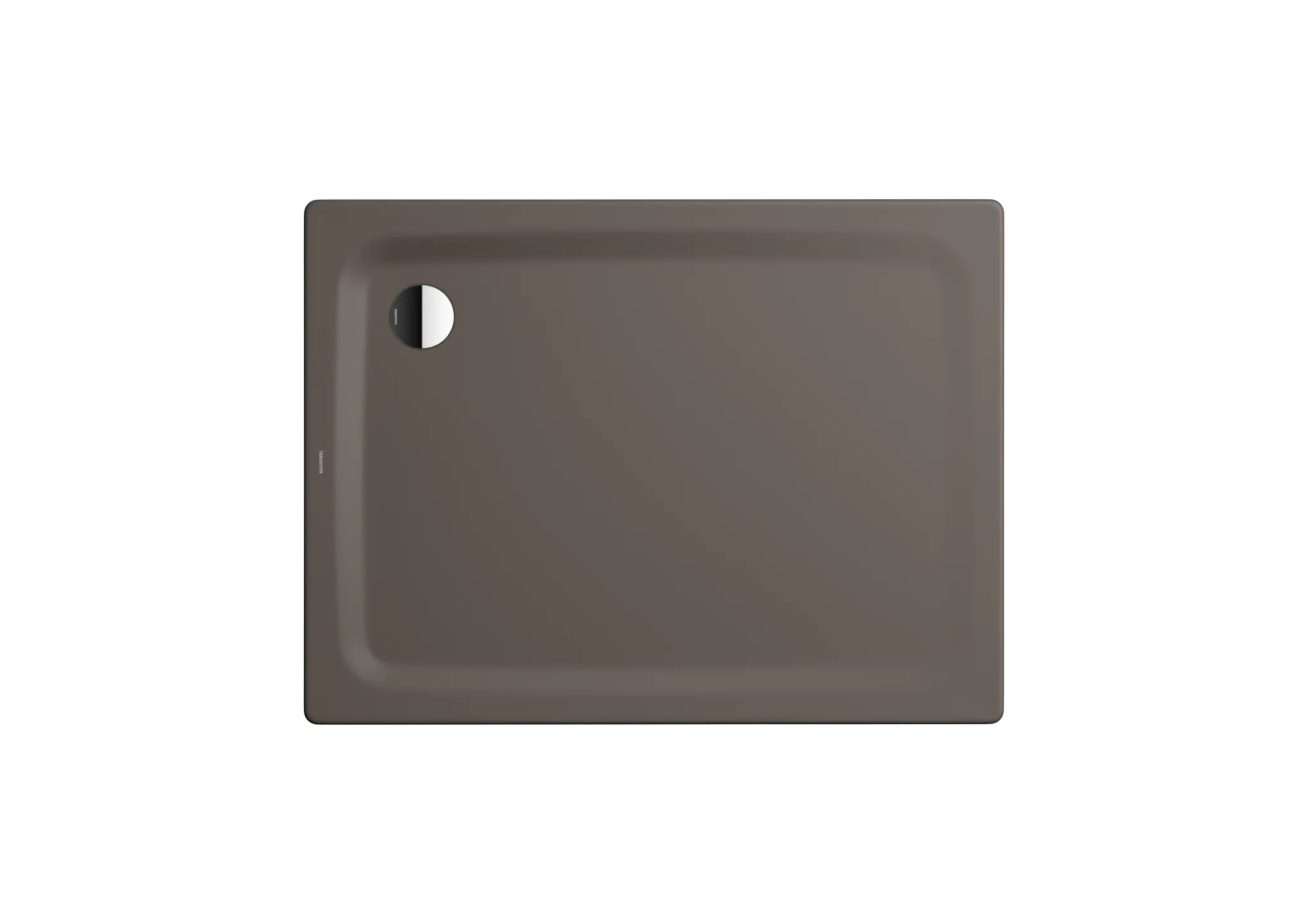 Kaldewei rechteck Duschwanne „Superplan Classic“ 90 × 80 cm ohne Oberflächenbeschichtung, mit Perl-Effekt, in warm grey 80