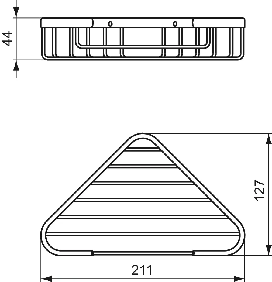 Ideal Standard Seifenhalter „IOM“, Befestigung verdeckt 21,1 × 4,4 × 12,7 cm