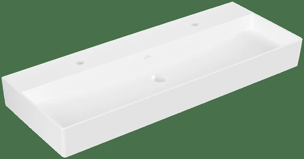 Villeroy & Boch Memento 2.0 Waschbecken TitanCeram 1200x470mm Rechteck 2HL. Weiß Alpin