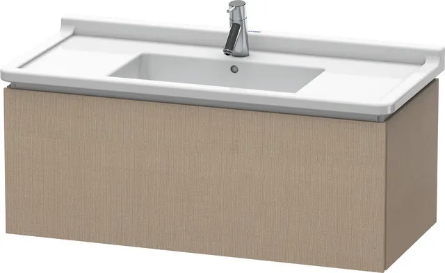 Duravit Waschtischunterschrank wandhängend „L-Cube“ 102 × 40,8 × 46,9 cm Leinen