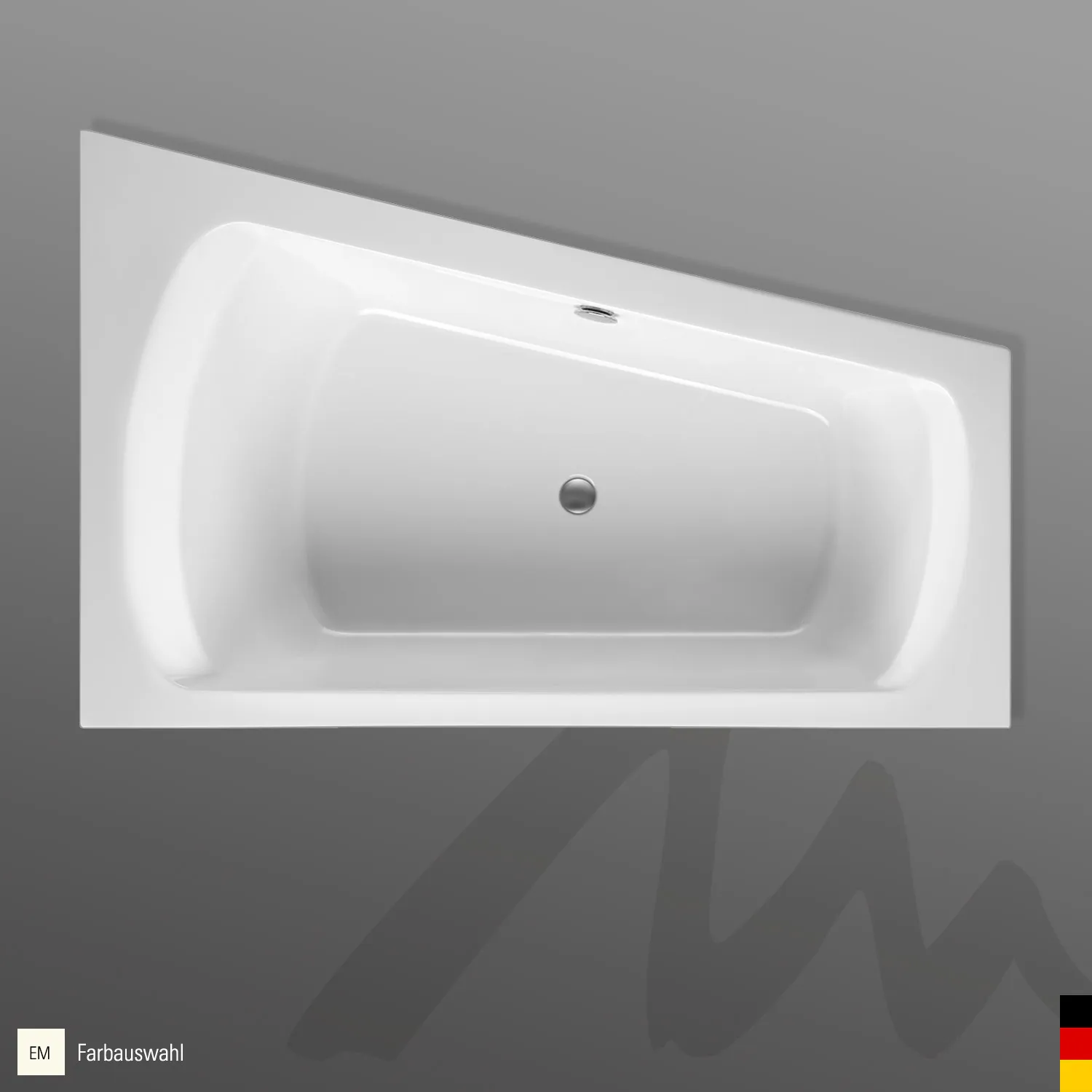 Mauersberger Acryl-Badewanne senecio 170⁄105 links, 1700x1050x505, Farbgruppe: 3 Mauersberger Acryl-Badewanne senecio 170⁄105 links, 1700x1050x505, Farbgruppe: 3