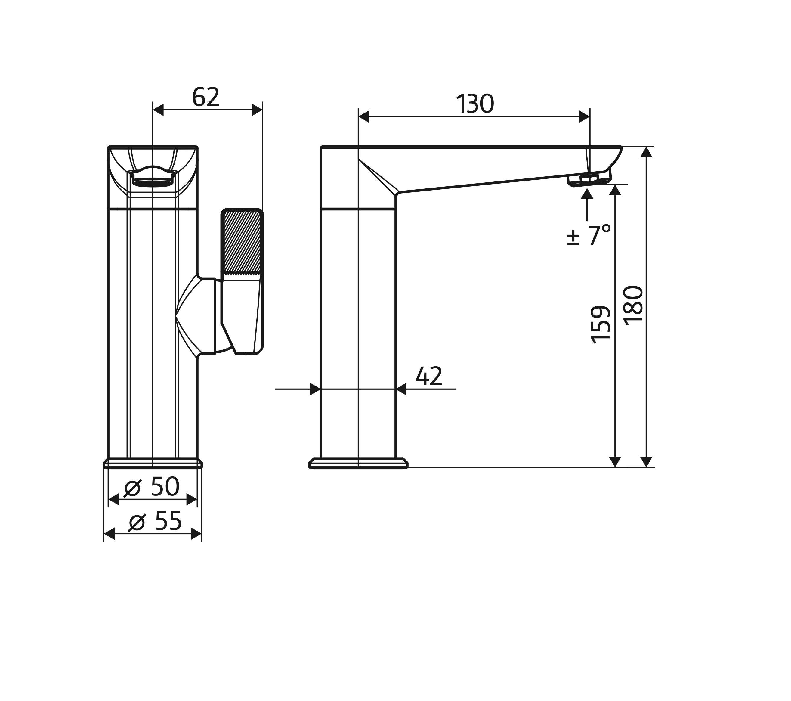 HSK Waschtisch-Einhebelmischer „AquaXPro“ Ausladung 130 mm in chrom HSK Waschtisch-Einhebelmischer „AquaXPro“ Ausladung 130 mm in chrom