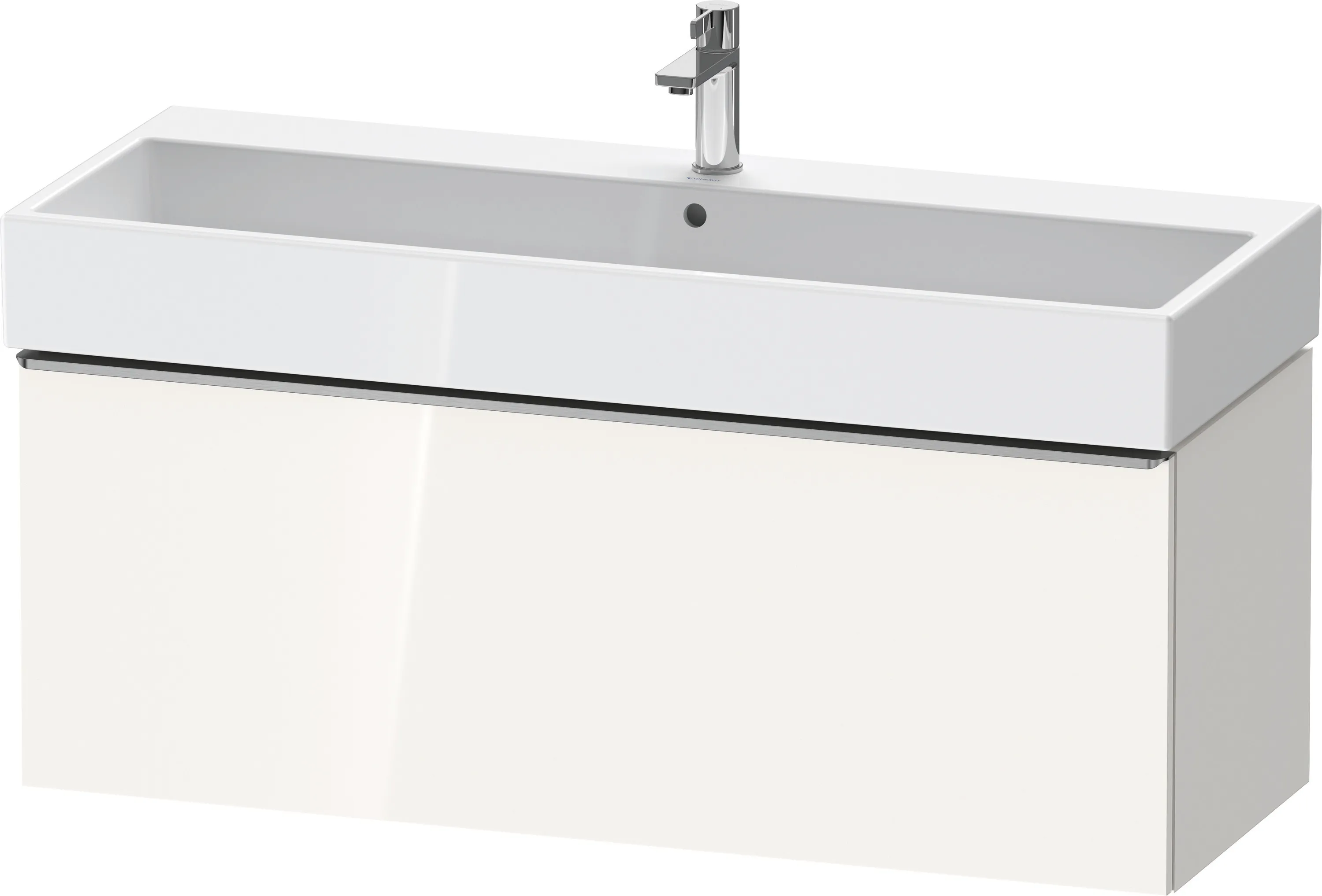 Duravit Waschtischunterschrank wandhängend „D-Neo“ 118,4 × 44 × 44,2 cm Weiß Hochglanz