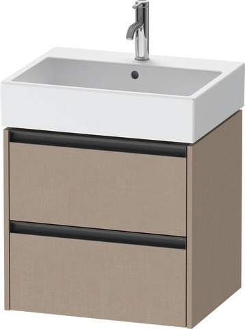 Duravit Waschtischunterschrank wandhängend „Ketho.2“ 58,4 × 54,9 × 46 cm